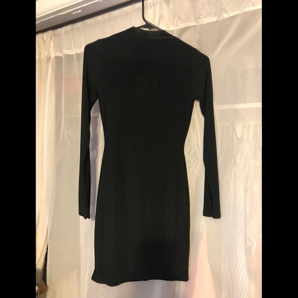 Black Missguided stretch dress size 4 NWT